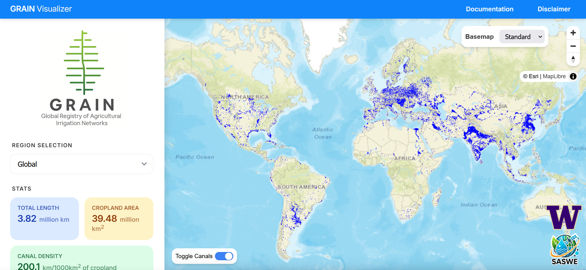 Global Registry of Agricultural Irrigation Networks